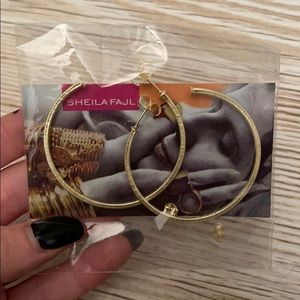 Sheila Fajl gold hoops